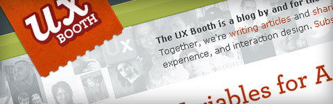 uxbooth website of uxbooth
