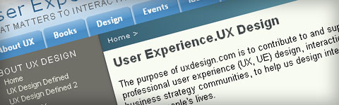 uxdesign website of uxdesign