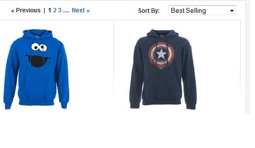 Ability to sort by "best selling" on Amazon