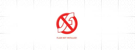 No Flash installed and web design blunders