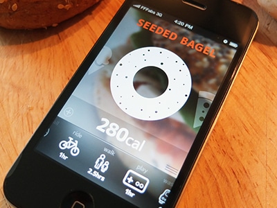 Full background image used in the calorie app, by Fabio Basile.