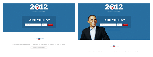 A/B Testing in Obama's 2012 Campaign