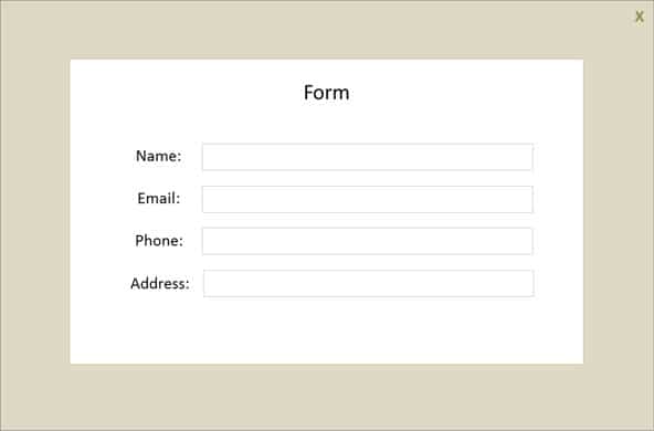 Another registration form